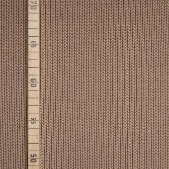 Knit Knit Hipster Square - Albstoffe - Beige/Dunkelbraun 