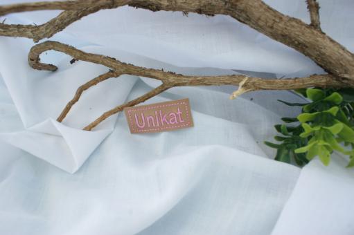 Kunstleder Label Unikat Rosa 