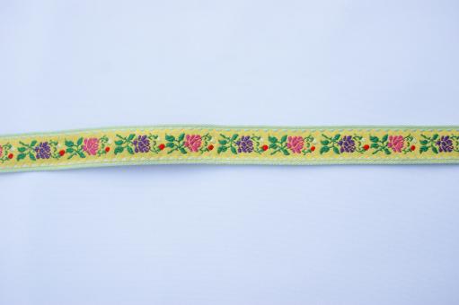 Altes bayerisches Band - Gelb - 15 mm 