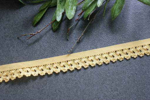 Elastische Spitze Gelb 
