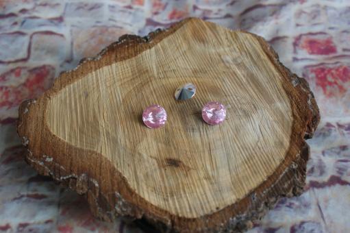 Strasssteine Zum Aufnähen 15 mm Rosa 