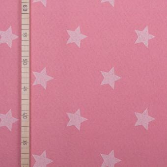Filz mit Sternen 90 cm - 3 mm stark - Rosa kräftig 