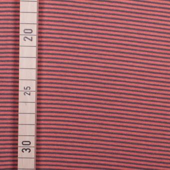 Bündchen Ringel - 70 cm breit - Terra-Grau 