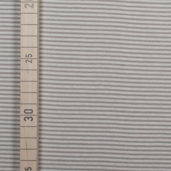 Bündchen Ringel - 70 cm breit - Beige-Weiss 