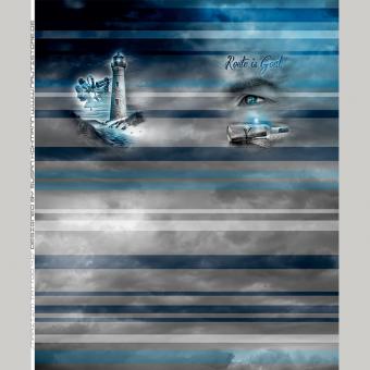 Holderstoff Maritim Tattoo French Terry Stoffe Meterware Holderstoff Maritim Tattoo French Terry Stoffe Meterware