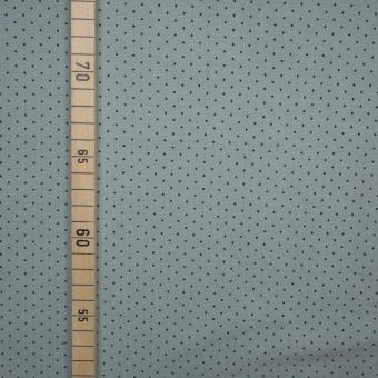 Bündchen Minidots - 70 cm breit - Blau 2 