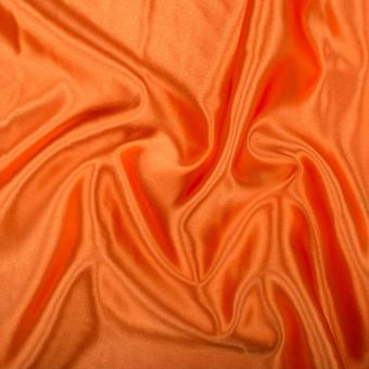 Satin Stoff Deko - Orange 