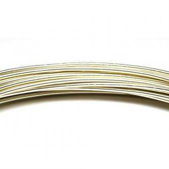 Aluminiumdraht - 2 mm - 3 Meter - Champagner 