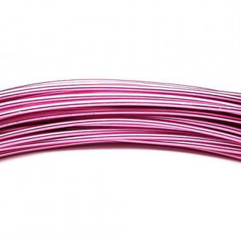 Aluminiumdraht - 2 mm - 3 Meter - Rosa 