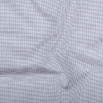 Vichy-Karo Baumwolle 2 mm - Hellblau-Weiss 