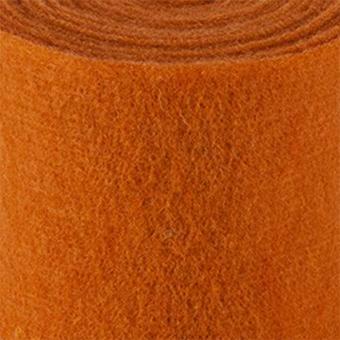 Wollfilz 15 cm breit - 5mm stark - Orange 