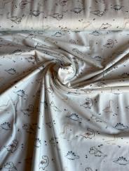 Baumwolljersey süsse Dinos 